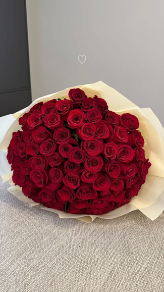 Scarlet Elegance Bouquet by Petal Craft
